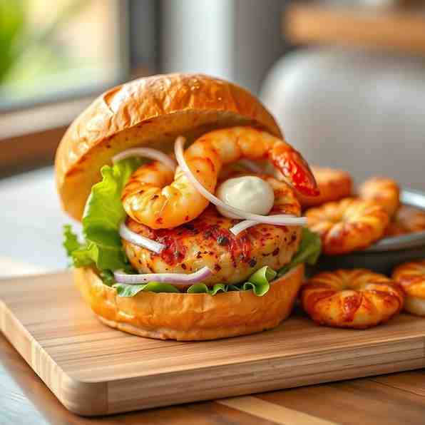Guam Shrimp Patties - Crispy Shrimp Burger Recipe